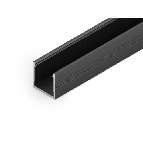 Topmet LED profil SMART16 fekete 2 méteres