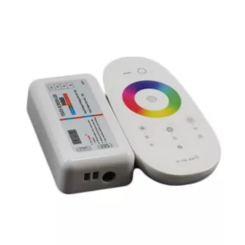   MiBoxer RGB LED Vezérlő DC12-24V 10A Fehér Touch Távirányítóval