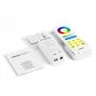 MiBoxer 3in1 RGB/RGBW/RGB+CCT Smart LED Vezérlő DC12-24V 15A Fehér Touch Távirányítóval és Fali Tartóval