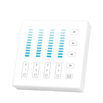   MiBoxer fényerőszabályzó 4 zónás smart panel távirányító fehér