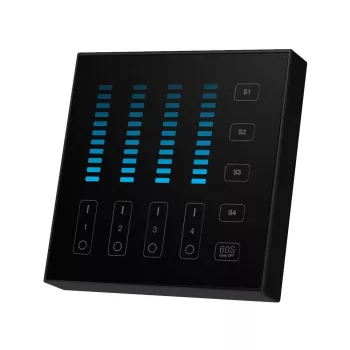   MiBoxer B5 fényerőszabályzó 4 zónás smart panel távirányító fekete