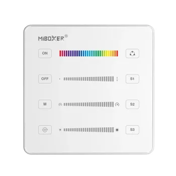   MiBoxer SPI digitális LED szalag fali távirányító - fehér