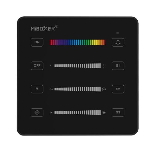 MiBoxer SPI digitális LED szalag fali távirányító - fekete