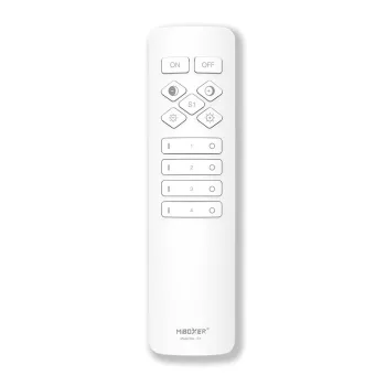   MiBoxer Dimmer+CCT LED 4 Zónás Távirányító 2,4 GHz Fehér
