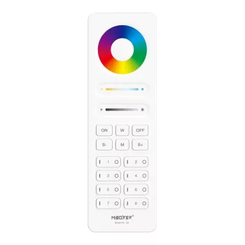 MiBoxer C8 - RGB+CCT 8 zónás távirányító - fehér