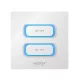 MiBoxer ESR2TB - 2 Gang Smart Switch 2,4 GHz - fehér