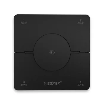 MiBoxer 4 zónás Dimmer+CCT Fali Távirányító Fekete