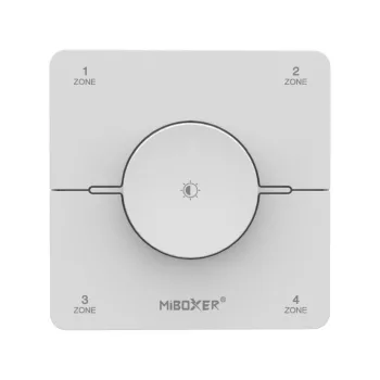 MiBoxer 4 zónás Dimmer+CCT Fali Távirányító Fehér