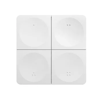   MiBoxer 4 Gombos Fali Távirányító Fényerőszabályzóhoz 2,4 GHz Fehér