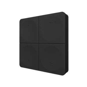   MiBoxer 4 Gombos Fali Távirányító Fényerőszabályzóhoz 2,4 GHz Fekete
