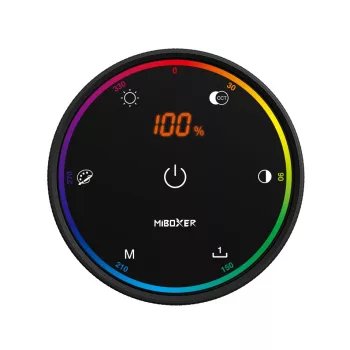   MiBoxer K6 - RGB+CCT érintőgombos távirányító 2,4 GHz - fekete
