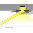 Topmet LED profil LINEA-IN20 TRIMLESS süllyesztett eloxált ALU 2 méteres EE7F