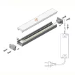 Topmet LED profil FLOOR8 végzáró gumitömítés 2DB