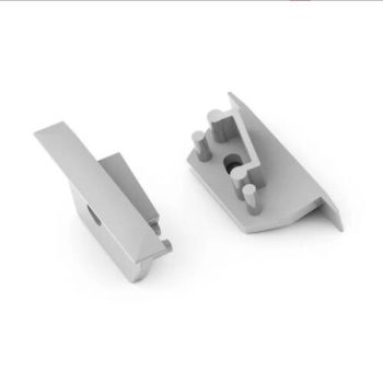 Topmet LED profil DIAGONAL14 végzáró ezüst fúrt