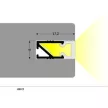 Topmet LED profil HI8 "C1" eloxált 2 méteres