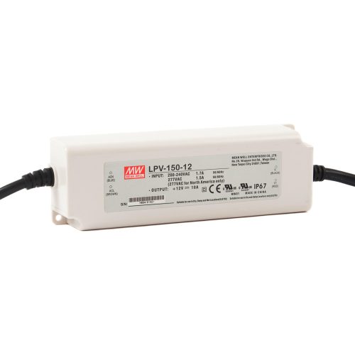 Mean Well Kültéri Tápegység LPV-150-12 120 Watt 12V DC 10A IP67