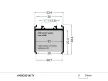 Topmet LED PROFIL VARIO30-08 eloxált /power supply profile/ 2000mm