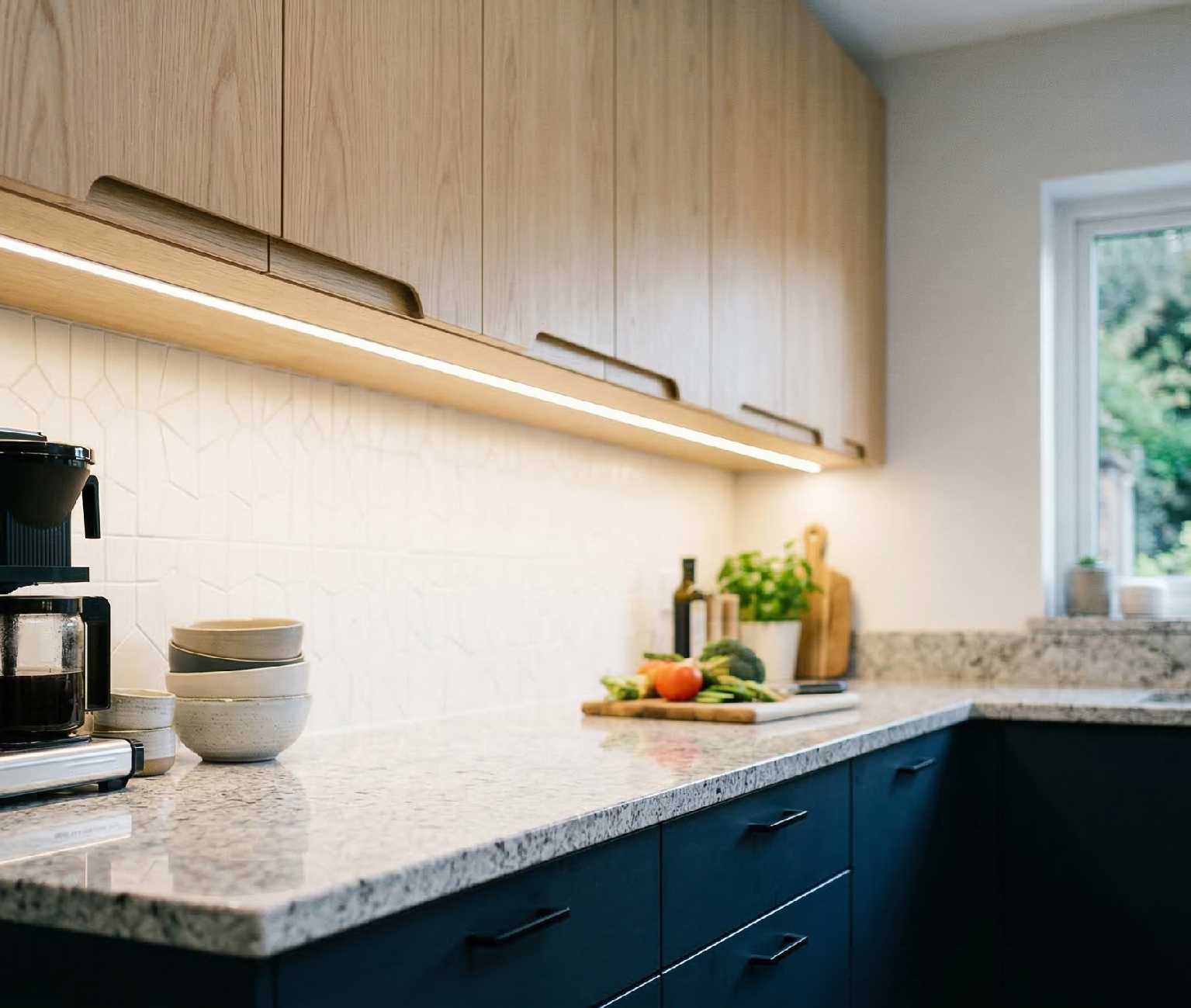 Tökéletes konyhapult világítás SOB LED szalaggal