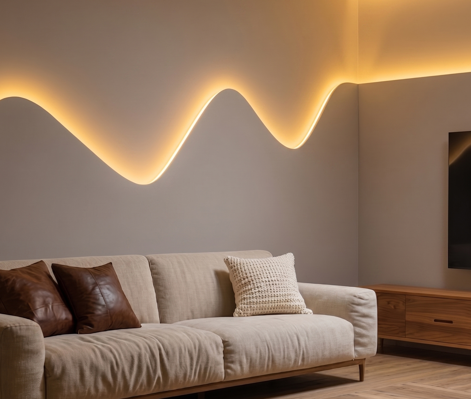 COB LED szalag rugalmassága